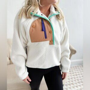 Free People Movement Hit the Slopes Pullover jacket cream XS